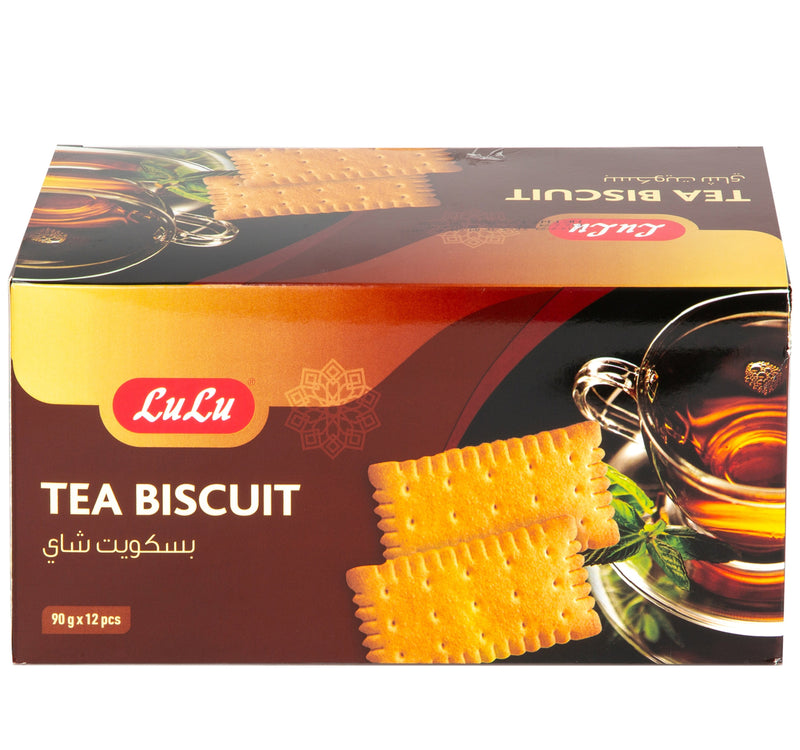 LuLu Tea Biscuit Value Pack 12 x 90 g Lulu Hypermarket