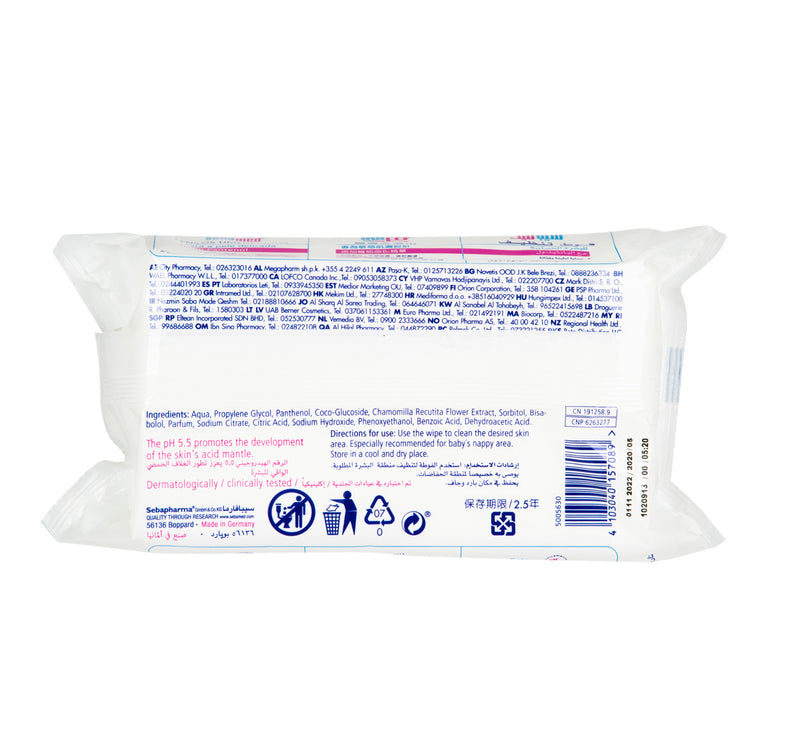 Sebamed Baby Cleansing Wipes Extra Soft Wipes 72 pcs