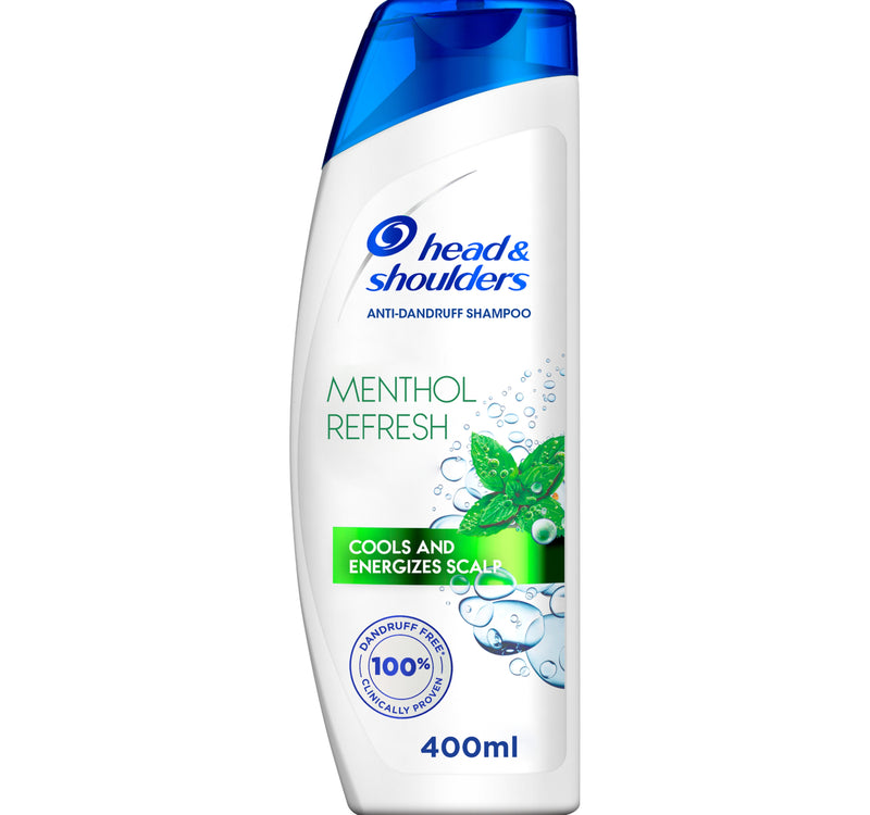 Head & Shoulders Menthol Refresh Anti-Dandruff Shampoo for Itchy Scalp 400 ml