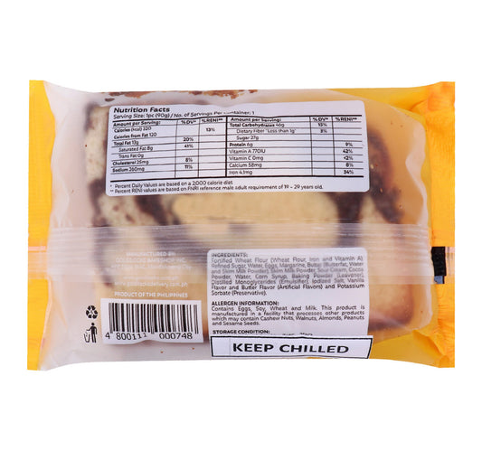 Goldilocks Marble Cake Slice 90 g