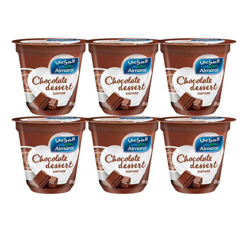 Almarai Chocolate Dessert Custard 6 x 85 g Sultan Center