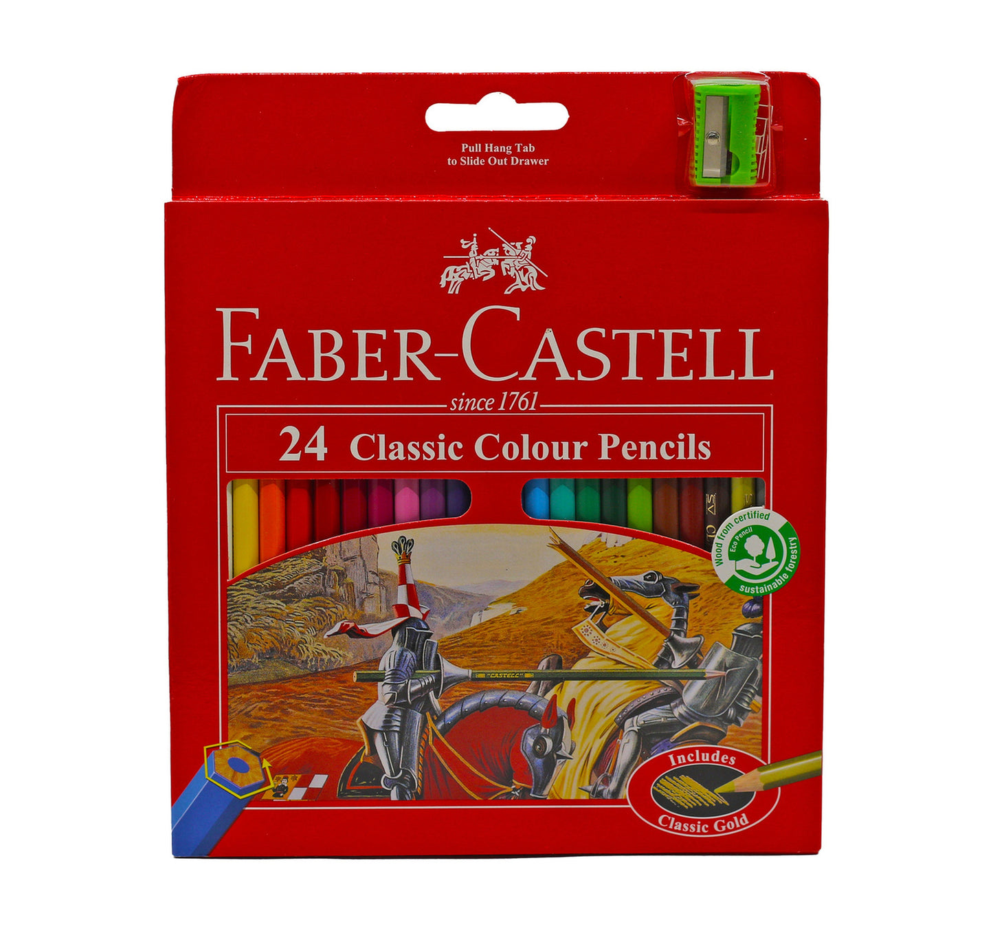 Faber-Castell Classic Colour Pencils 24pcs 115854