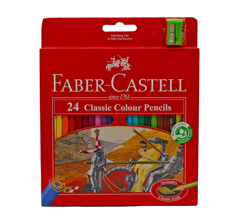 Faber-Castell Classic Colour Pencils 24pcs 115854