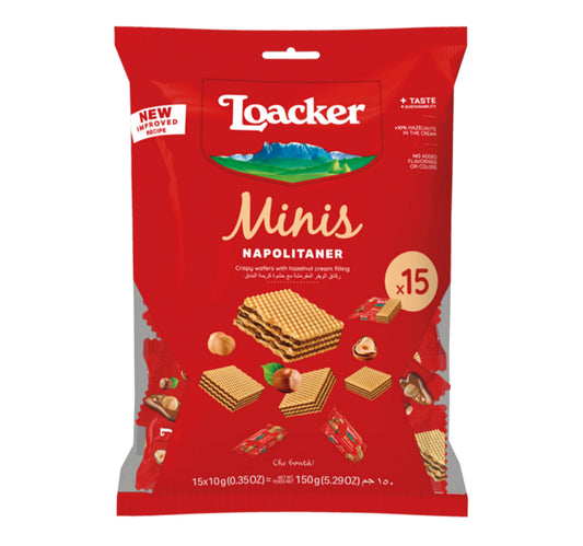 Loacker Minis Napolitaner 15 x 10 g Lulu Hypermarket