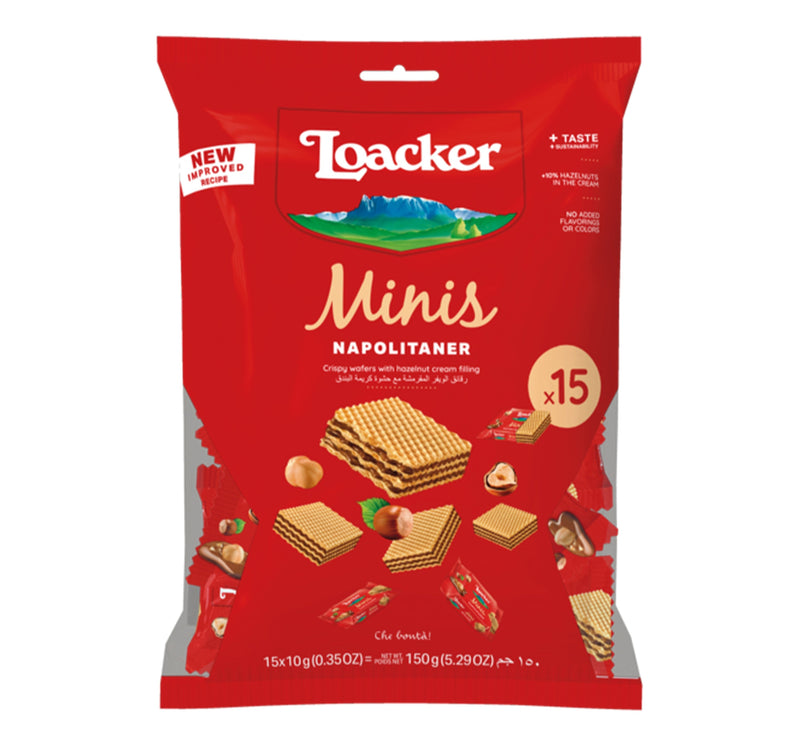 Loacker Minis Napolitaner 15 x 10 g Lulu Hypermarket