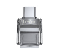Lexar Type-C Dual USB Flash Drive, 64 GB, LJDD35C