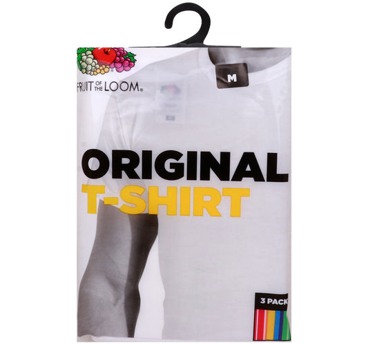 Fruit of the Loom Men's Crew Neck T-Shirt, M, 3 pcs, 17000330