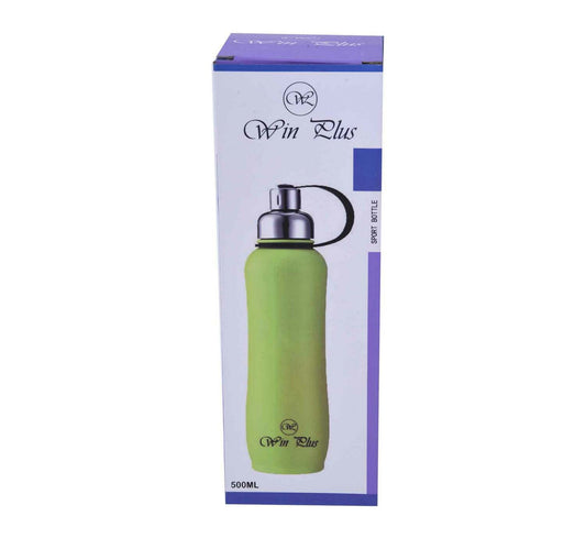 Win Plus Stainless Steel Sport Bottle KD850 500ml Assorted