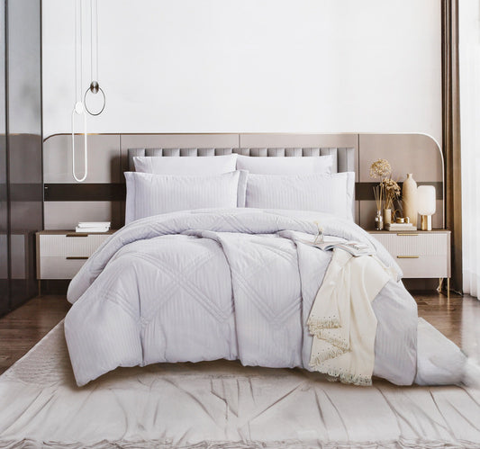 Elite Home 6 pc Comforter Set, 250 x 230 cm, SABRINA-12-2412