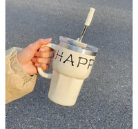 Speed Double Wall Mug + Straw, 480 ml, MK06-01