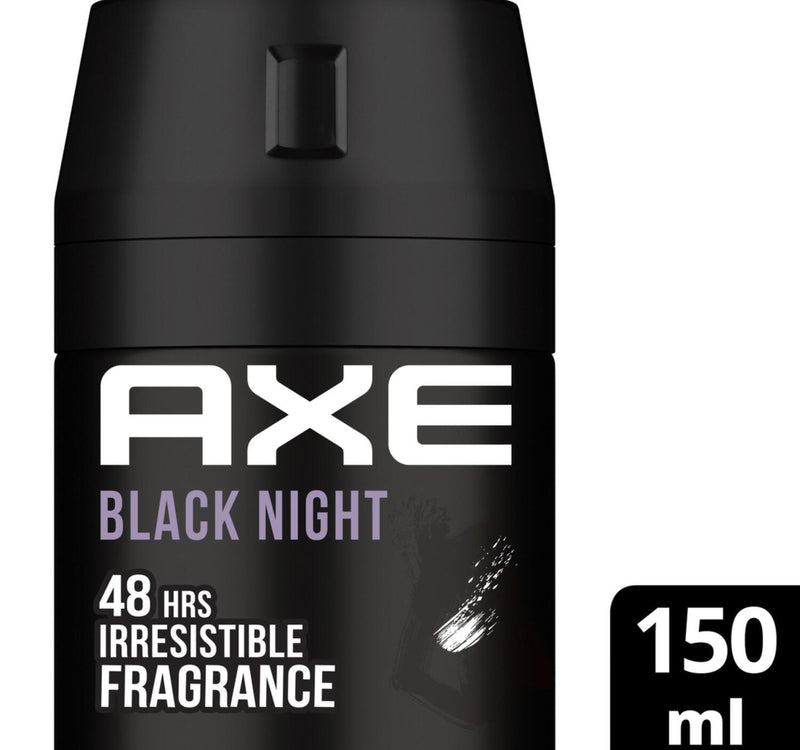 Axe Black Night 48H Fresh Deodorant Body Spray For Men 150 ml