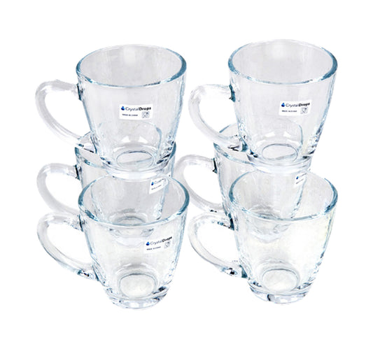 Crystal Drops Tea Cup Set, 6 pcs, AG1302-1