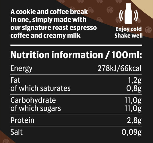 Starbucks Frappuccino Cookies & Cream Coffee Drink 250 ml