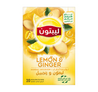 Lipton Lemon & Ginger Herbal Infusion Tea 20 Teabags