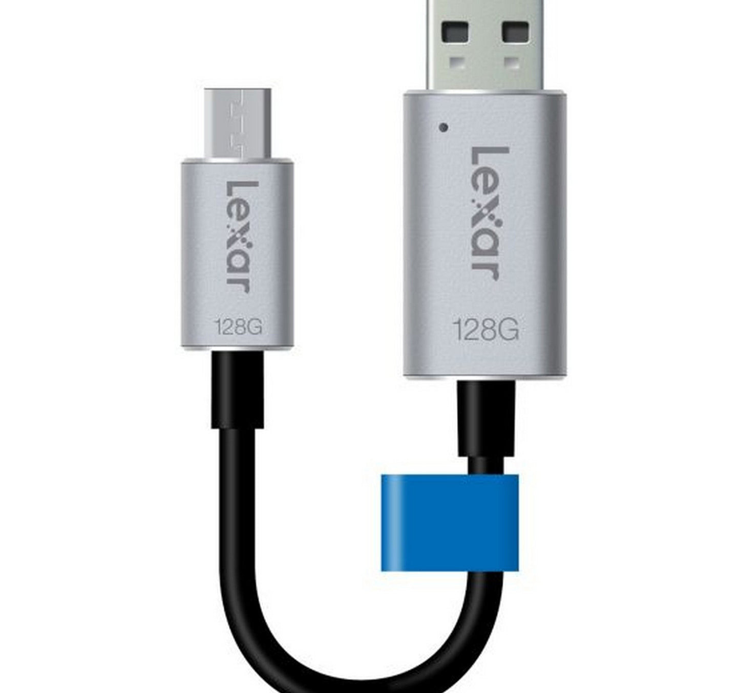 محرك أقراص فلاش USB صغير من Lexar Jump Drive، سعة 128 جيجابايت، C20M-128BBEU