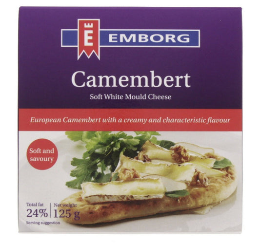 Emborg Camembert Soft White Mould Cheese 125 g Lulu Hypermarket