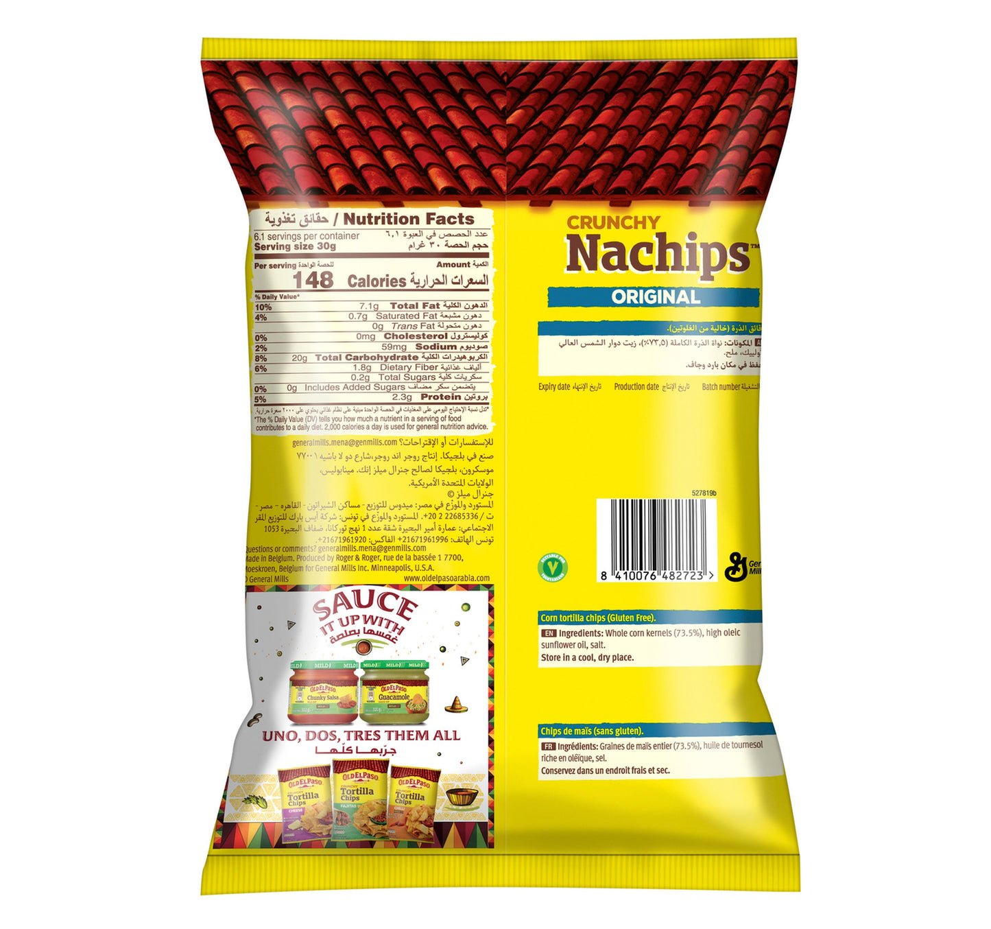 Old El Paso Original Crunchy Nachips 185 g