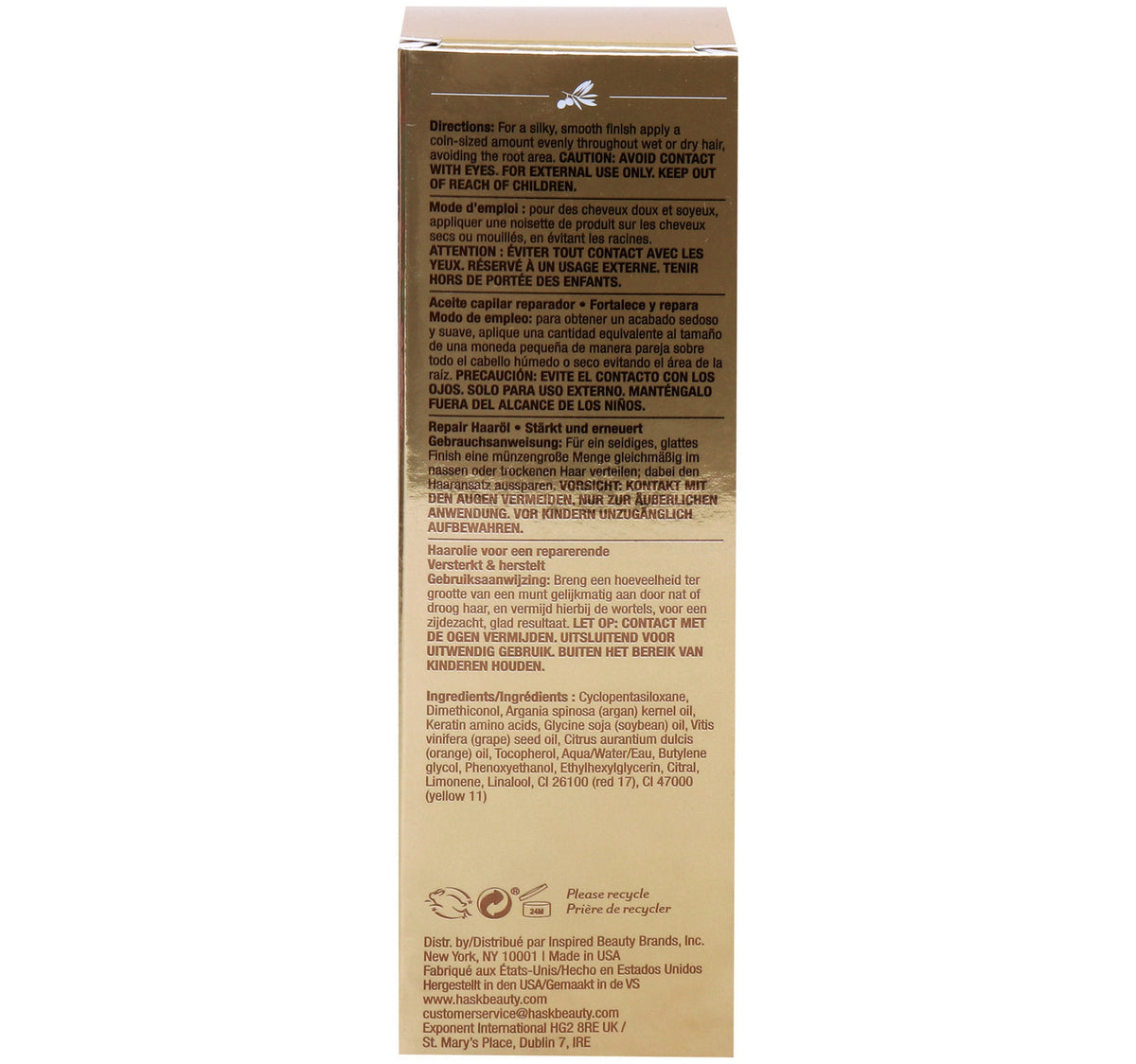 Hask Argan Oil Repairing Hair Oil 59 ml