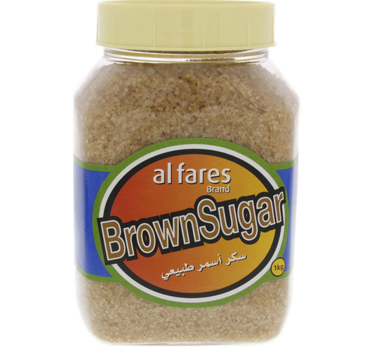 Al Fares Brown Sugar Jar 1 kg Lulu Hypermarket