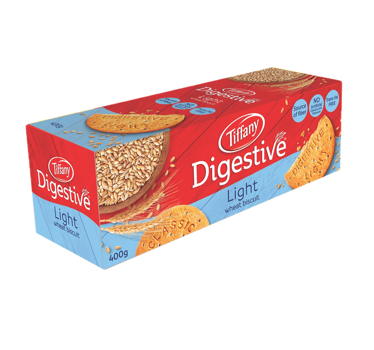 Tiffany Digestive Light Natural Wheat Biscuit 400 g Lulu Hypermarket