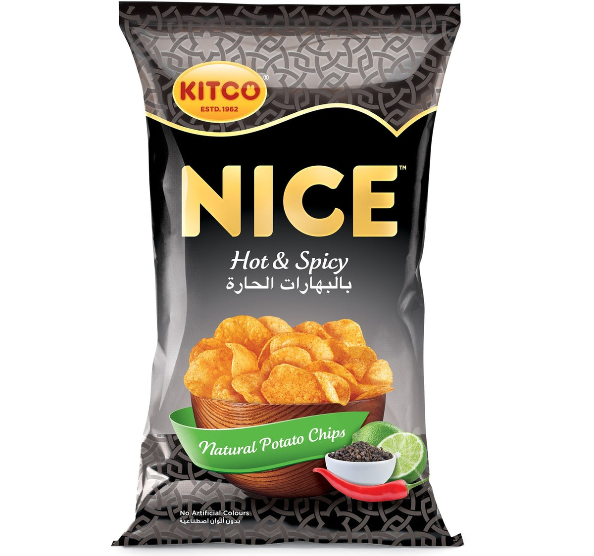 Kitco Nice Hot & Spicy Potato Chips 45 g
