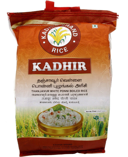 Kadhir Thanjavur White Ponni Boiled Rice 5 kg Lulu Hypermarket