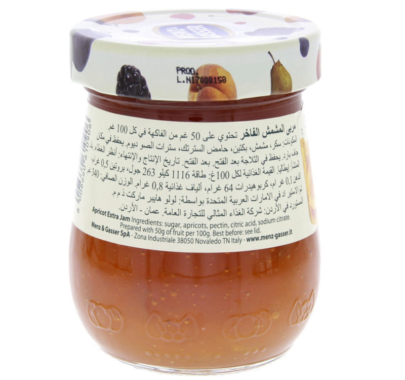 Menz & Gasser Apricot Extra Jam 340 g