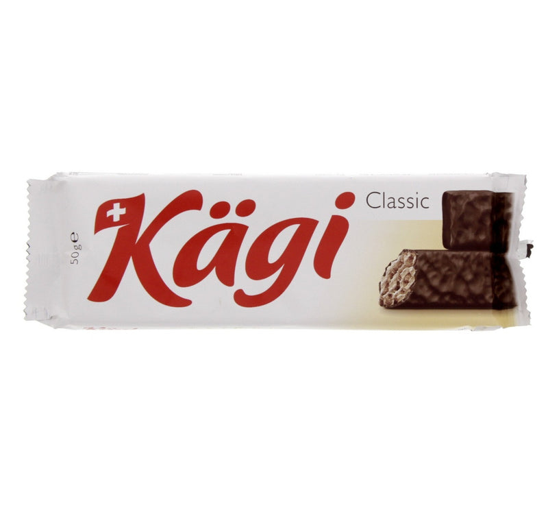 Kagi Classic Swiss Wafer Speciality Covered With Milk Chocolate 50g Lulu Hypermarket