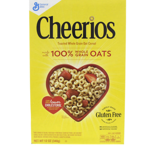 General Mills Cheerios Toasted Whole Grain Oat Cereal 340 g Lulu Hypermarket