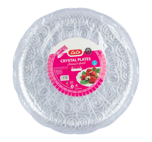 LuLu Crystal Plates Size 33cm 5 pcs