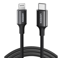 Ugreen USB-C to Lightning Cable, 1 m, Black, 60751 Lulu Hypermarket