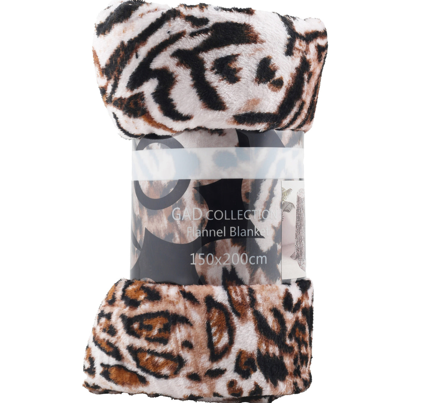 Gad Flannel Blanket 150 x 200cm Printed Assorted Colors
