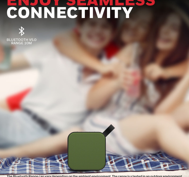 Honeywell 3 W Moxie V100 Wireless Bluetooth Speaker, Olive Green