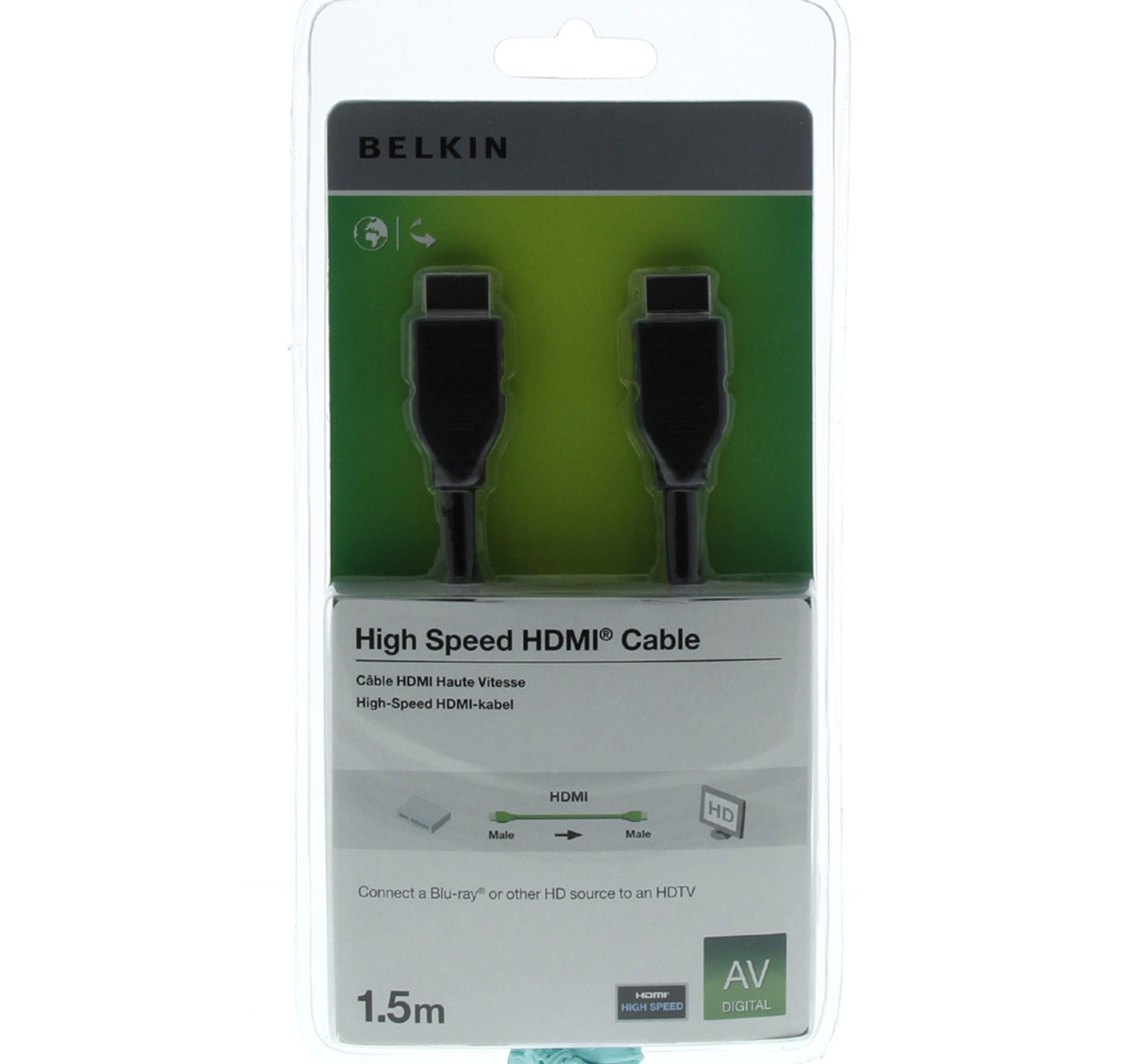 Belkin HDMI Cable F3Y017CP 1.5 Mtr