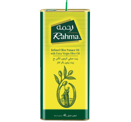 Rahma Refined Olive Pomace Oil with Extra Virgin Olive Oil 4 Litres