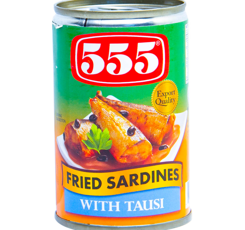 555 Fried Sardines With Tausi 155 g Lulu Hypermarket