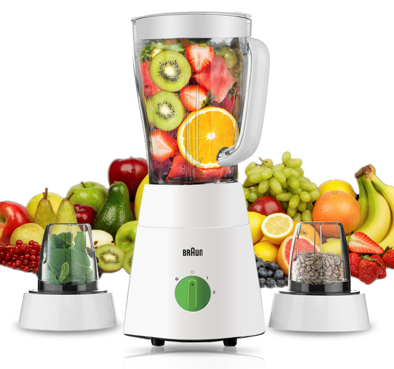 Braun Jug Blender, 500W, White, JB0123WH