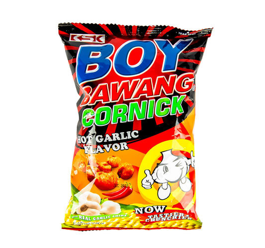 KSK Boy Bawang Hot Garlic Flavour Cornick 90 g Lulu Hypermarket