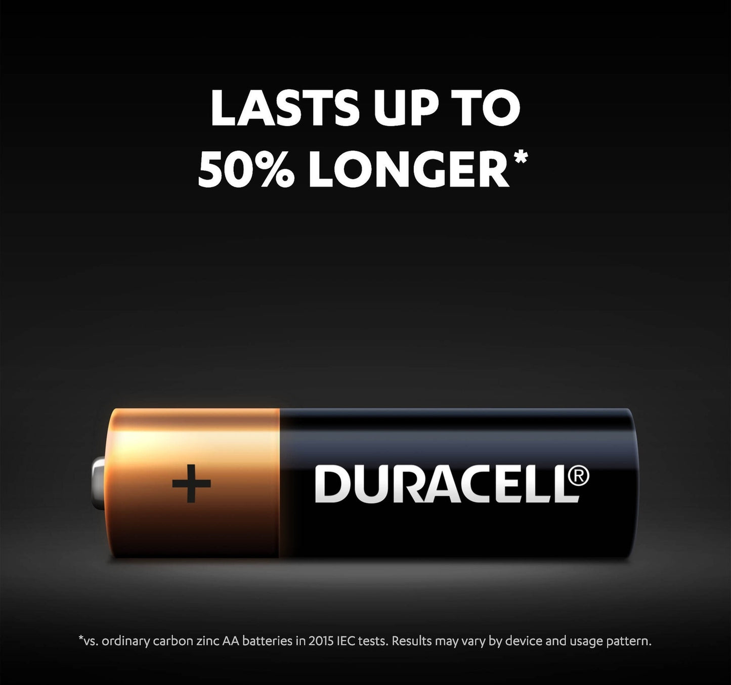 Duracell Type AA Alkaline Batteries, pack of 12