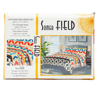 Somer Field Bed Sheet Set 250 x 270cm Assorted