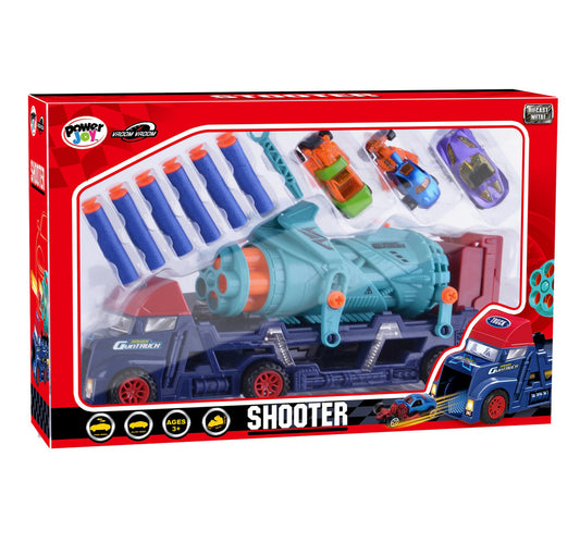 لعبة Power Joy Vroom Diecast Shooter 3 قطع K177A