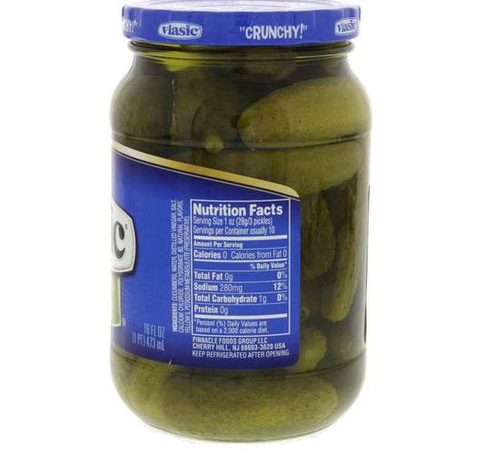 Vlasic Kosher Dill Gherkins 473 ml