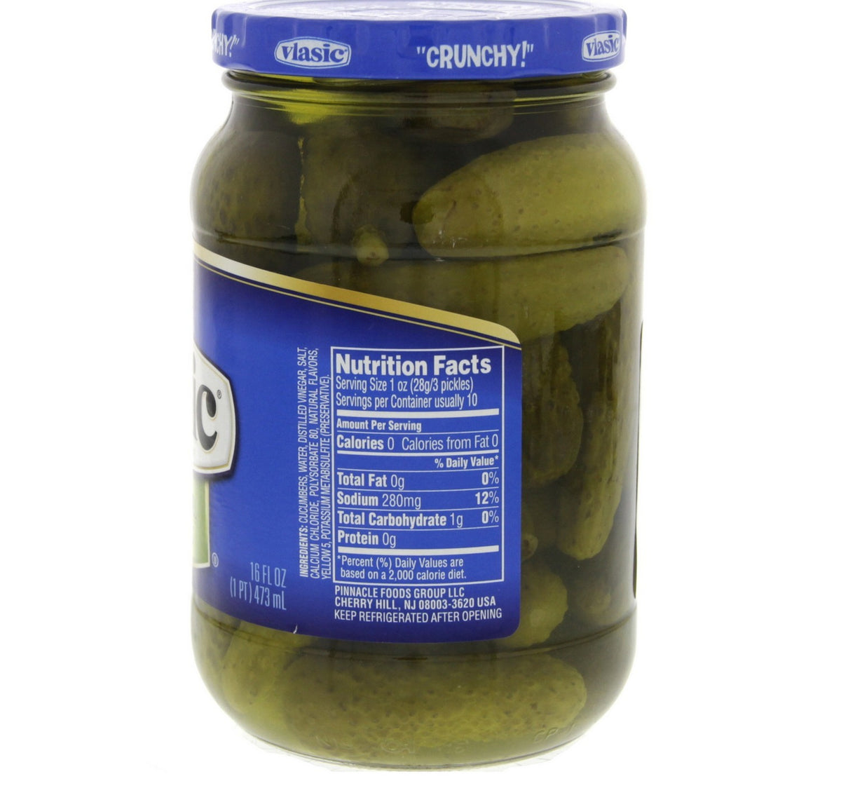 Vlasic Kosher Dill Gherkins 473 ml