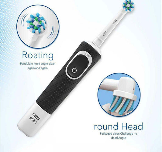 Oral-B Vitality Cross Action Rechargeable Electric Toothbrush D100.413.1 Black
