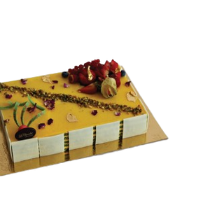 Saffron Pistachio Lily's Cupcake