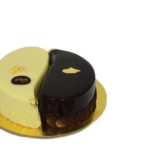 Yin & Yang Lily's Cupcake